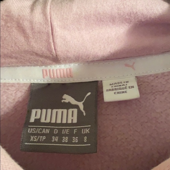 Pretty pink Puma hoodie - Picture 4 of 4